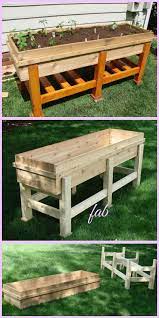 Diy Waist High Wood Planter Box Tutorial Diy Wood Planters Diy Wood Planter Box Wood Planters