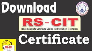 The programs and data stored on this system are licensed to or are the property of rkcl. How To Download Rscit Certificate Rs Cit Exam Certificate Hindi Youtube