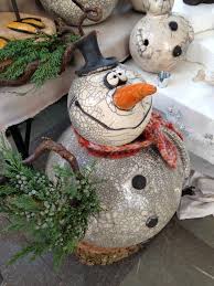 Gartenkugel Schneemann Keramik Projekte Raku Keramik Weihnachtlich Topfern
