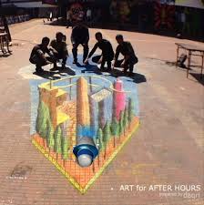 Thursday, 29 july 2021 57 replies. The Business Of 4d Street Painting Art Street Art Murals With Ar Going Vertical And On The Ground Too
