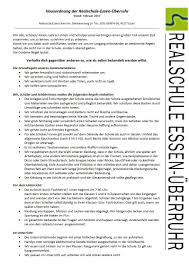 Hausordnung Realschule Essen Uberruhr