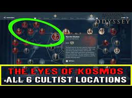 entdeckt und totet alle kultisten in assassins creed odyssey wir zeigen euch alle hinweise und fundorte assassins creed odyssey assassins creed assassin