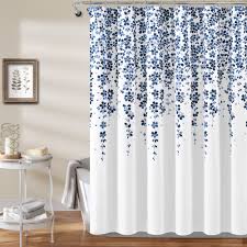 If you used a shade on the window that was mounted inside the window trim, then they could be at different heights. Weeping Flower Shower Curtain Lush Decor Www Lushdecor Com Lushdecor