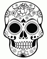 Disegni Teschi Messicani Un Idea Tutta Da Copiare E Da Rendere Personale Per Un Tatuaggio Pagine Da Colorare Mandala Disegno Teschio Teschi