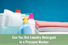 He machines need low sudsing detergents and if a regular detergent is used all those suds might not rinse completely from your clothes and washer. Can You Use Laundry Detergent In A Pressure Washer Ready To Diy