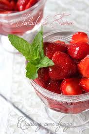 Salade De Fraises Au Citron Et Sucre Vergeoise Recette Salade De Fraises Recette Avec Des Fraises Alimentation