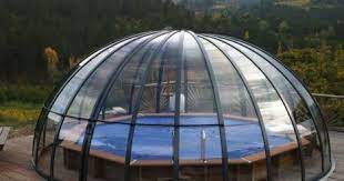 abri de piscine dome ou circulaire guide piscine fr abri piscine piscine hors sol terrasse avec piscine hors sol