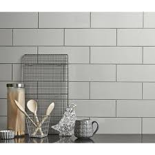 What are the different types of kitchen flooring? Linear Grey Gloss Wall Tile Kitchen Tiles From Tile Mountain