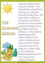 10 lines essay on summer season. Teach About Summer Season Kindergarten Lesson Plan Smart Kindergarten Kids