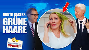 Judith rakers, better known by her family name judith rakers, is a popular german journalist. Grune Haare Bei Der Tagesschau Mit Judith Rakers Verstehen Sie Spass Youtube