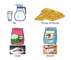 Gula jawa berwarna kekuningan atau kecokelatan dengan rasa. Macam Macam Zat Tunggal Dan Campuran Gurune Net