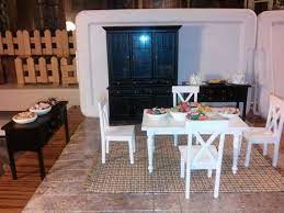 High Quality Dollhouse Furniture Dining Room Set Lot 2 Black Etsy Dining Room Furniture Dollhouse Furniture Dining Furniture