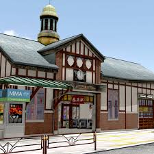 Jr Harajuku Station 3d Model Tomoplace In 2020 3d Model Harajuku Station Japanese Buildings