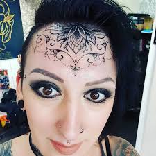 Image result for forehead tattoo