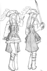 And they're not going away. Pirate Outfit Female Drawing Pic Hankering