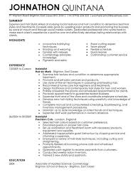 Hair stylists, including barbers, hairdressers, and cosmetologists, provide haircutting, hairstyling, hair coloring, and a range of other beauty services to their hair stylists work mostly in barbershops or salons, so when writing your resume, be sure to include any work experience in these settings. Hair Stylist Cv Template Cnbam