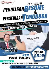 Bimbingan berterusan bersama coach, telah membantu meningkatkan sales dan prestasi jualan usahawan sehingga ke peringkat yang dingini oleh. Kursus Penulisan Resume Richmind Legacy Sdn Bhd