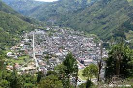 Baños de agua santa (spanish pronunciation: Banos De Agua Santa Anden In Ecuador