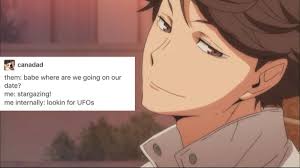 僕のヒーローアカデミア | boku no hero academia | my hero academia, 鬼滅の刃 | demon slayer: Tooru Oikawa Oikawa Stargazing Personal Motto