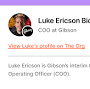 Profile Picture of Luke Ericson Biography - COO at Gibson - The Orgon Google
