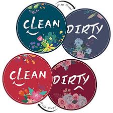 With all the dirty dishes that go into it, your dishwasher can start to collect food particles. Dirty Clean Dishwasher Magnet Sign 2 Pcs 3 5inches Round Cute Flower Design Double Sided Reversible Indicator For Women Dishwasher Accessories Kitchen Appliance Label For Home Organization Buy Online In Antigua And Barbuda