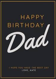 Happy birthday fancy writing easy. Say Happy Birthday Dad With A Custom Card