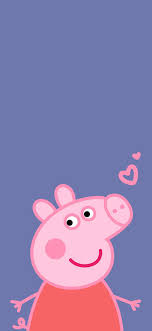 Animation Of Cartoon Of Piggy Admire Strange Love Is Lovely Wallpapers For Iphone X Iphone Xs And Peppa Pig Wallpaper Pig Wallpaper Plain Wallpaper Iphone