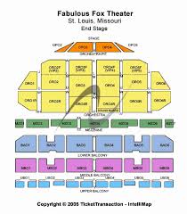 Fox Theater St Louis Seating Chart Fox Theater Seating Chart