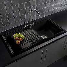 Maybe you would like to learn more about one of these? Reginox Black Ceramic 1 0 Bowl Kitchen Sink Rl404cb At Victorian Plumbing Uk