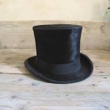 Antique French Roddy 1900s Top Hat Made In France Paris Etsy French Antiques Top Hat Hat Making