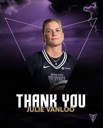 Julie Vanloo was waiting outside the arena to join her new team ...
