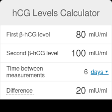 hcg levels calculator hcg doubling chart omni