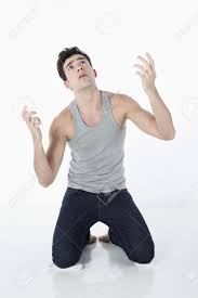 Man Kneeling Down And Looking Up Human Poses Reference Pose Reference Photo Male Pose Reference