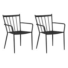 Viele moderne terrassen und gärten werden mit puristischen materialien wie granit, beton oder keramik gestaltet. 2x Gartenstuhl Irma Stapelstuhl Metall Garten Terrasse Stuhl Set Stuhle Schwarz Kaufen Bei Dtg Dynamic Trade Gmbh