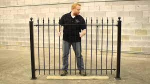 We provide authentic fence gates to suit your needs. Wrought Iron Fence Diy Installation Youtube