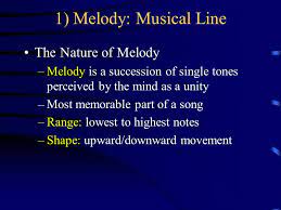 (sung music will add a fourth element: The Elements Of Music 1 Melody 2 Rhythm 3 Harmony 4 Texture Ppt Video Online Download