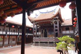 The ponds have living kois, carps and ducks but the water is incredibly murky. Wufeng Lin Family Mansion And Garden Taichung Guide