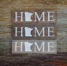 Minnesota Home Sign State Home Decor Rustic Home Sign Rustic Home Decor Reclaimed Wood Mn Wall A Home Decor Signs Rustic Home Decor Interior Design Rustic