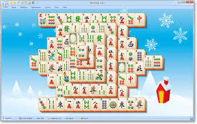 Once a pair is made, the tiles will disappear from the mahjong board. Mahjong Suite Christmas Skin Screenshot