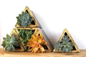 Succulent planters, oamceg 3.35 inch square design for succulent/cactus, set of 6 white ceramic succulent cactus planter pots with bamboo tray (plants not included) 229 30 Great Tiny Planters You Can Make Yourself