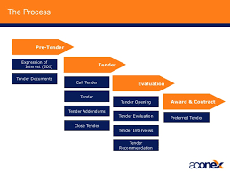 Understand the tender procurement process. Pre Tendering Process