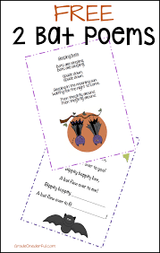 Bat Poems Freebie Bat Poems Poetry For Kids Kids Poems