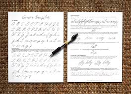 How to write the f in cursive. Cursive Exemplar The Postman S Knock