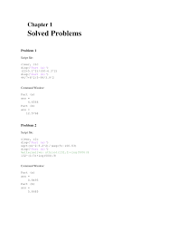 Pdf Matlab An Introduction With Application Solution Manual