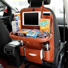 Multi Function Car Back Seat Organizer Beverage Food Storage Bag Universal Pockets Tissue Container Phone Car Seat Organizer Car Accessories Leather Car Seats