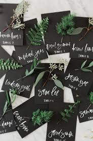 Find the perfect place card for your event. Simple Fall Place Cards With Fresh Greenery Diy Lauren Saylor Stationery Interiors Design