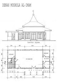 Dan berikut ini contoh desain mushola minimalis namun modern dari inspirasirumahku.com! 71 Foto Denah Masjid Minimalis Terbaru Denah