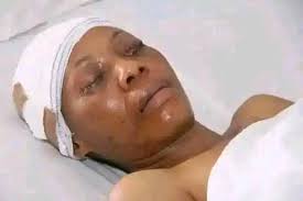 Another sad News 😔!! She was knocked down by husband 😢, According to what  i was told,It happens that the husband plucked of her eyes and almost k**LD  her for ritual purpose.