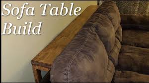 Click the images and links for more details on each table, some include free building plans! Diy Skinny Behind The Sofa Table Project Youtube