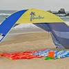 Because a uv protection beach tent does not have the same kind of heavy duty construction as a normal camping tent, they are less cumbersome to transport. 1